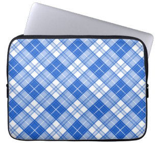 Brown White Tartan Pattern yxm0uat9 Laptop Sleeve