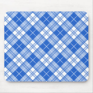 Brown White Tartan Pattern yxm0uat9 Mouse Pad