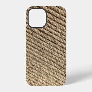 Brown wicker mat iPhone 12 case