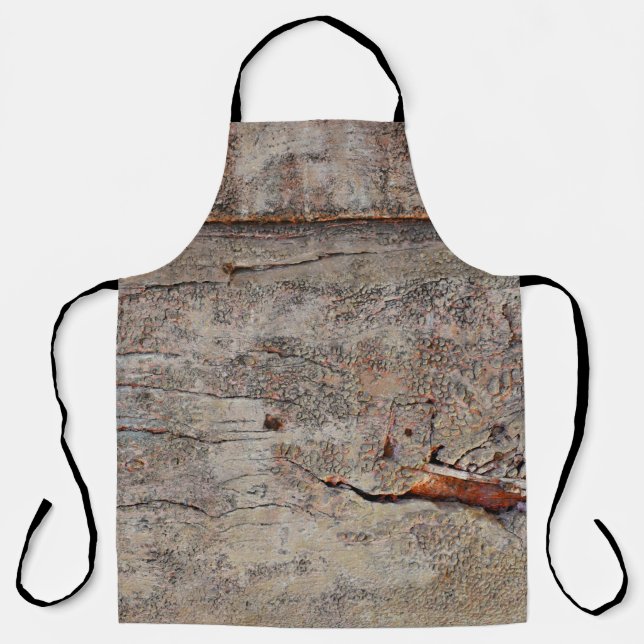 Brown wood apron (Front)