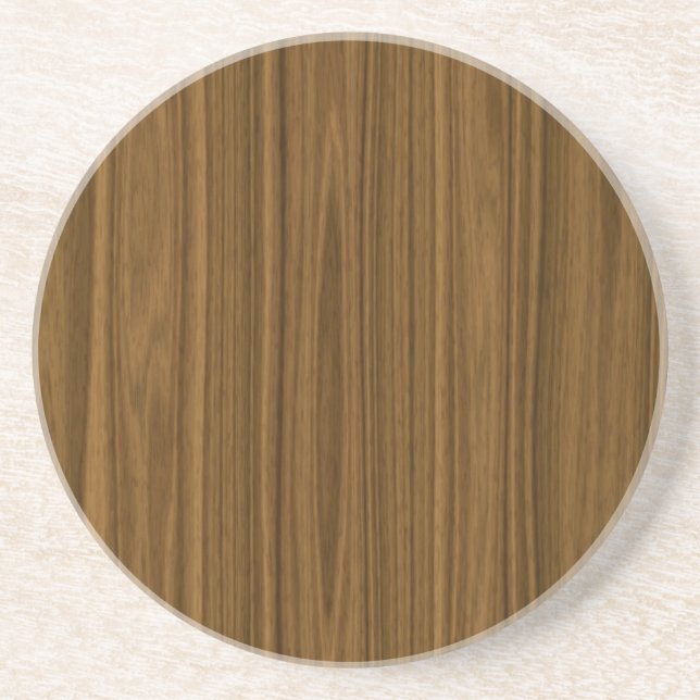 Brown Wood Coaster (Front)