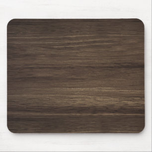 Brown Wood Mouse Pad