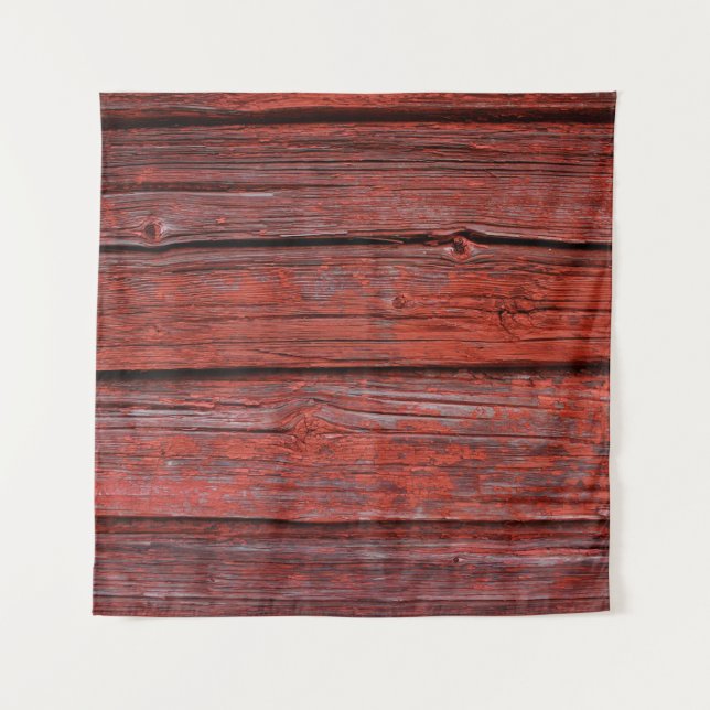 Brown wood plank tapestry (Front)