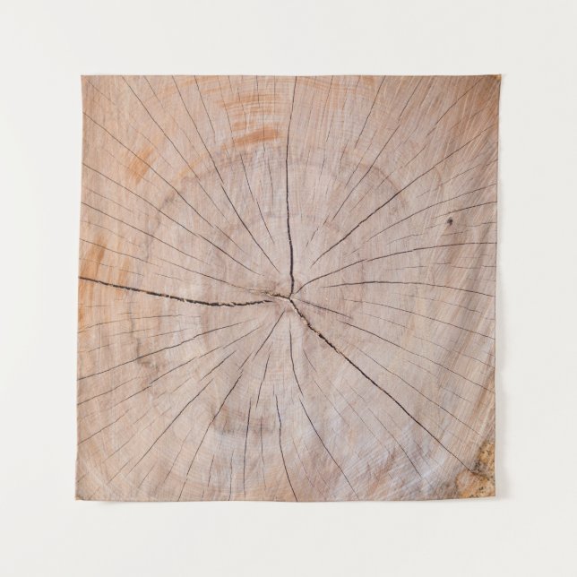 Brown wood slab tapestry (Front)