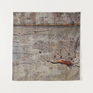 Brown wood tapestry