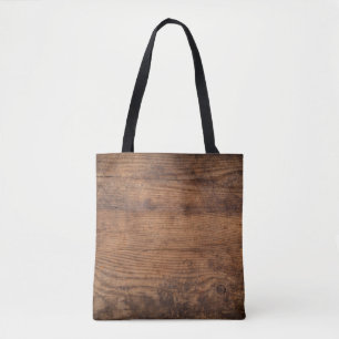 Brown wood texture. Abstract background, empty tem Tote Bag