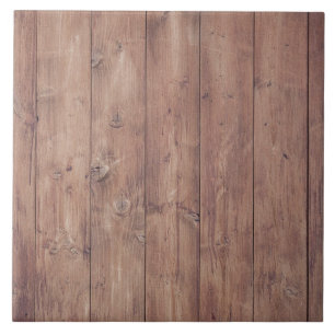 Brown wood wall texture ceramic tile
