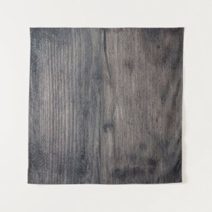 Brown wooden board tapestry