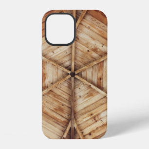Brown wooden ceiling surface iPhone 12 case