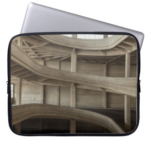 BROWN WOODEN FRAME CEILING DURING DAYTIME LAPTOP SLEEVE