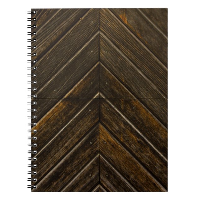 Brown wooden frame notebook (Front)