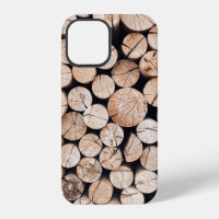 Brown wooden log lot