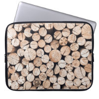 Brown wooden log lot
