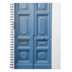 BROWN WOODEN PANELED DOORS NOTEBOOK