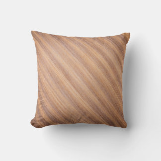 Brown wooden surface cushion