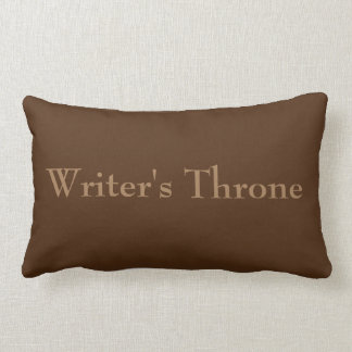 Brown, writer's cushion, writer's gift, posture lumbar cushion