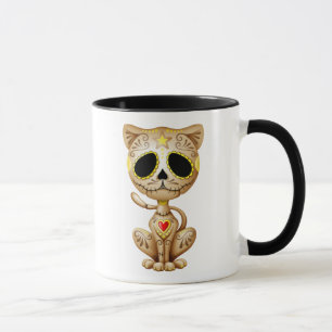 Brown Zombie Sugar Kitten Mug