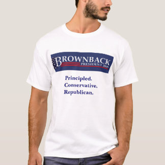 BROWNBACK FOR PRESIDENT T-Shirt
