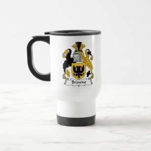 Browne Family Crest Travel Mug