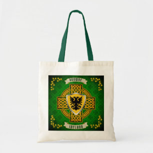 Browne Irish Shield & Celtic Cross Personalised   Tote Bag