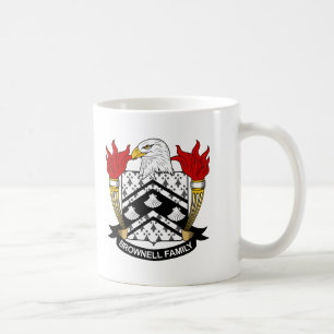 Brownell Family Crest Coffee Mug