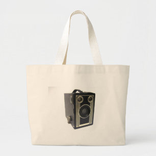 Brownie Antique Camera Large Tote Bag