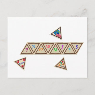 Brownie Badge Postcard