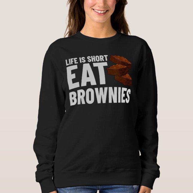 Brownie Cookie Recipe Bars Mix Keto Sweatshirt (Front)