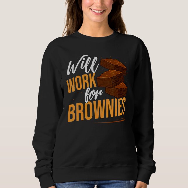 Brownie Cookie Recipe Bars Mix Keto Sweatshirt (Front)