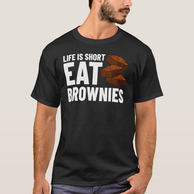 Brownie Cookie Recipe Bars Mix Keto T-Shirt (Front)