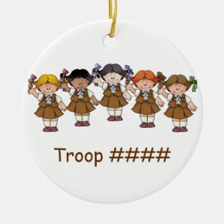 Brownie Group Ceramic Ornament