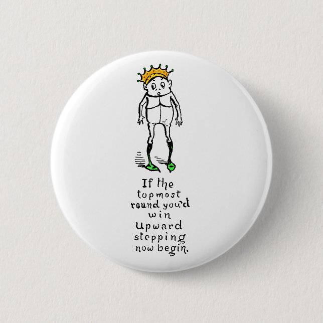 Brownie Wins the Crown 6 Cm Round Badge (Front)