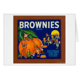 Brownies Brand Citrus Crate Label