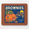 Brownies Brand Orange Crate Label Mousepad
