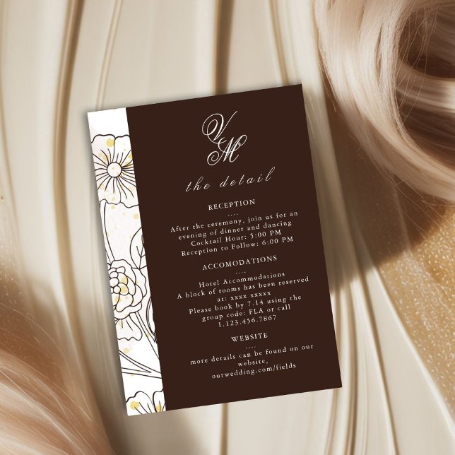 Browning On Love Wedding Detail Card (Creator Uploaded)