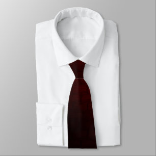 Brownish Red Wall Brick Design Modern Art Abstract Tie