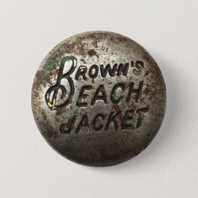 Brown's Beach Jacket 6 Cm Round Badge (Front)
