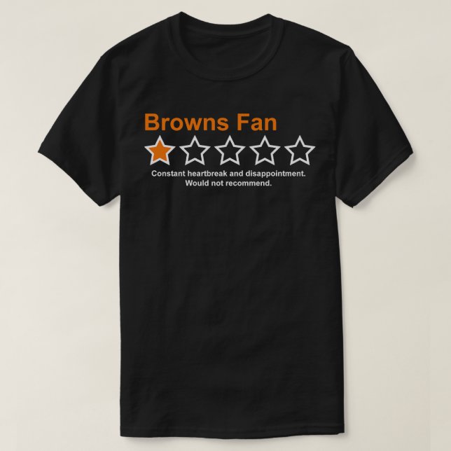Browns Fan Pin T-Shirt (Design Front)