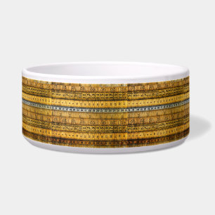 Browns & Faux Gold School Rulers Trinket
