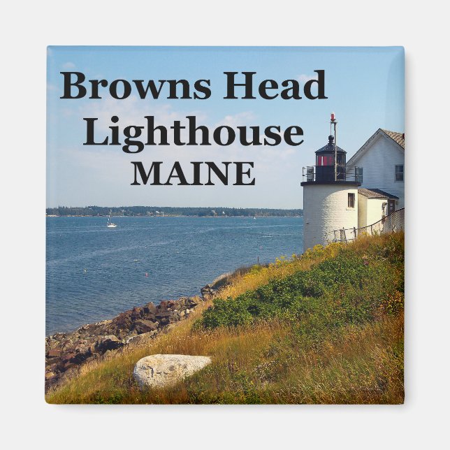 Browns Head Lighthouse, Maine Magnet (Front)