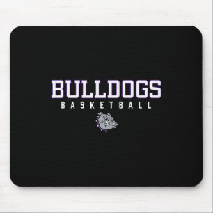 Brownsburg Bulldogs Logo Sketll Hs  Mouse Pad