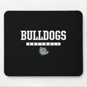 Brownsburg Bulldogs Logo Softll Hs Mouse Pad