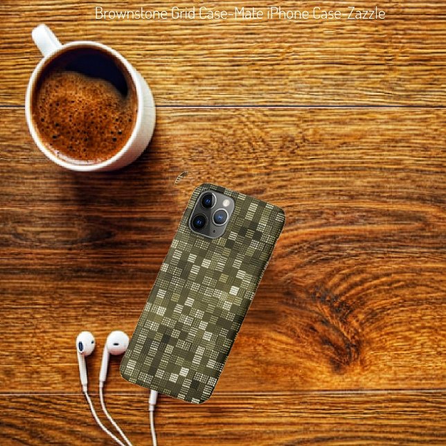 Brownstone Grid  Case-Mate iPhone Case (Creator Uploaded)