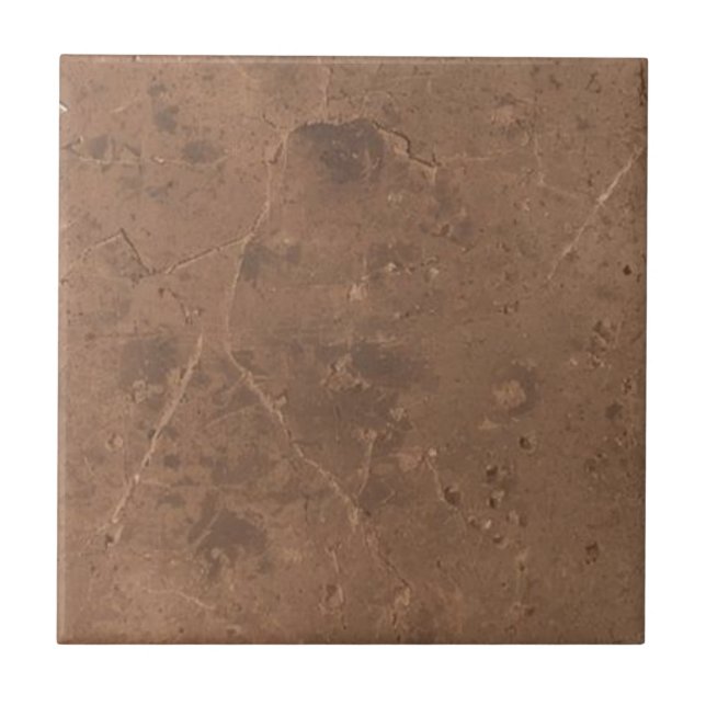 Brownstone vintage rustic simple rustic print  ceramic tile (Front)