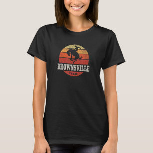 Brownsville TX Vintage Country Western Retro T-Shirt