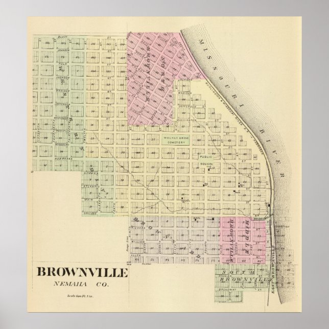 Brownville, Nebraska Poster (Front)