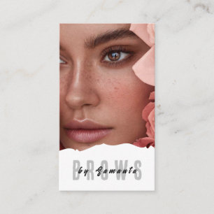 Brows Aftercare PMU Microblading Henna Salon Busin Business Card