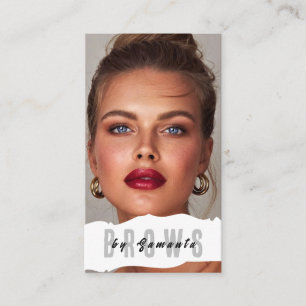 Brows Aftercare PMU Microblading Henna Salon Busin Business Card