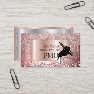 Brows Aftercare PMU Microblading Henna Salon Business Card