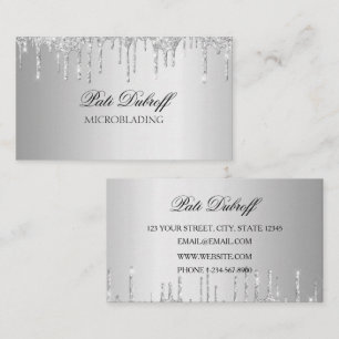 Brows Eyebrow Salon Microblading Business Card